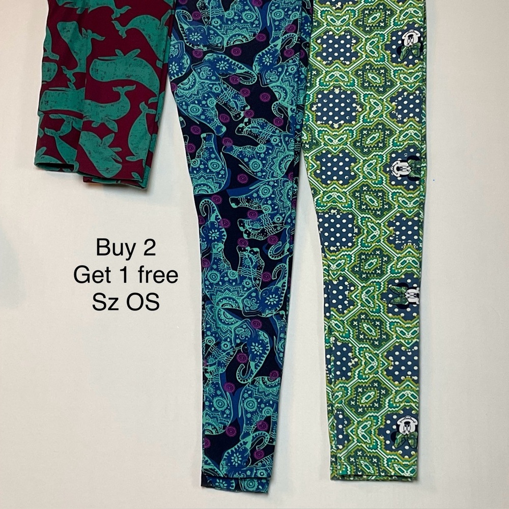 📦LULAROE & Disney Legging Buy 2 get 1 free - Lot Bundle One Size DISCOUNT SHIP